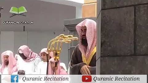 تلاوة فضيلة الشيخ د. سعود الشريم من صلاة التراويح ليلة  ١١ رمضان ١٤٣٩ هـ.