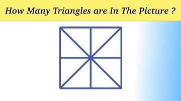 How Many Triangles In The Picture ? || Reasoning