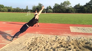 Standing broad jump technique