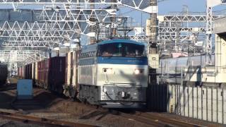 汽笛【EF66 104号機全検明け】静岡駅通過