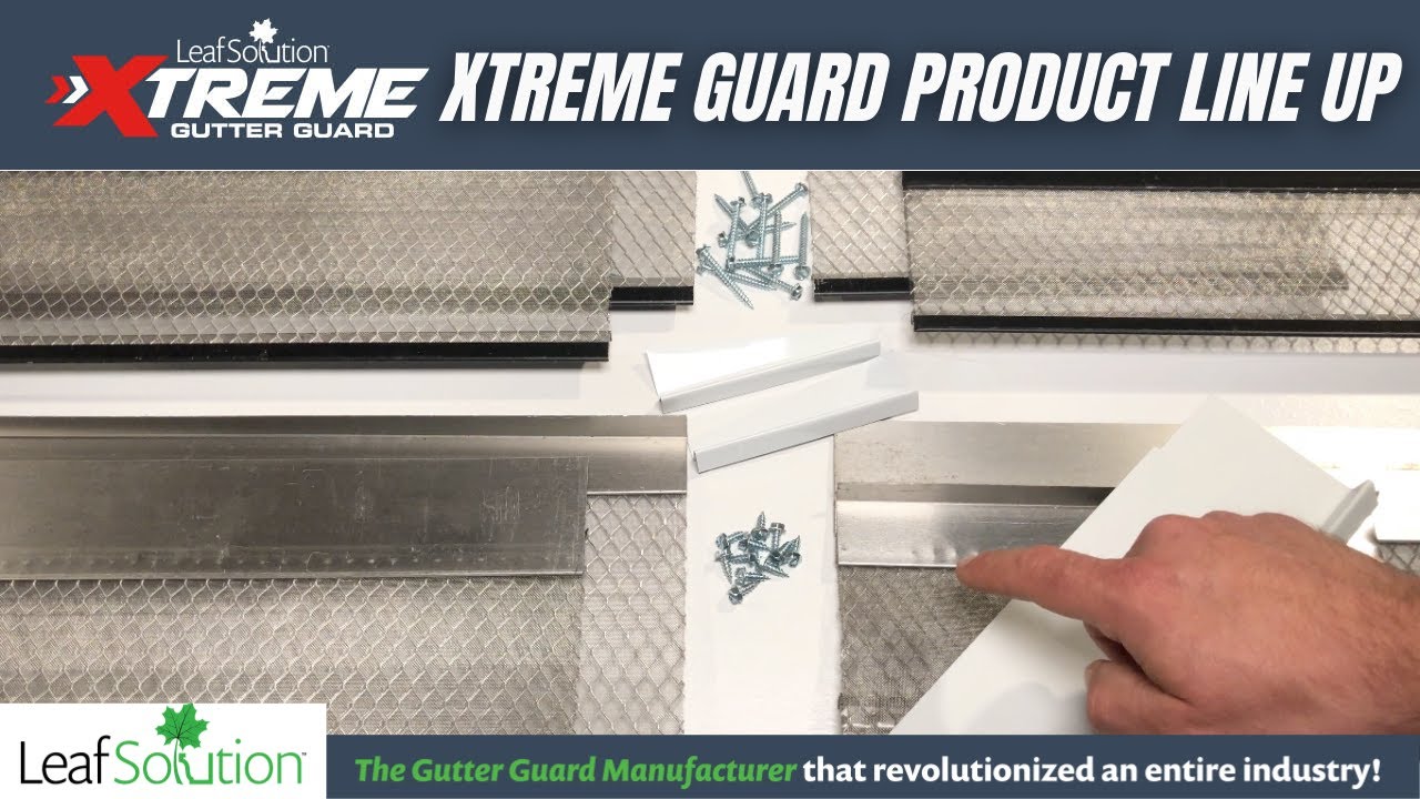Xtreme Micro Mesh Gutter Guards Product Line Up Leaf Solution YouTube