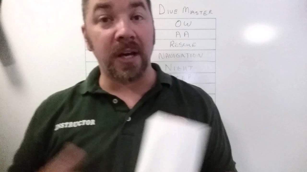 Master Scuba Diver Vs Divemaster Or Both YouTube