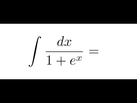 Integrating dx/(1 +