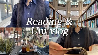 Uni vlogㅣ공강때마다 도서관가서 책읽는 대학생 브이로그📚