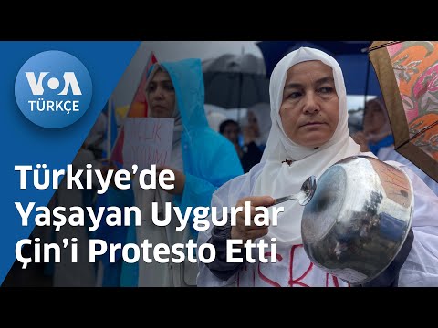 Türkiye’de Yaşayan Uygurlar Çin’i Protesto Etti| VOA Türkçe