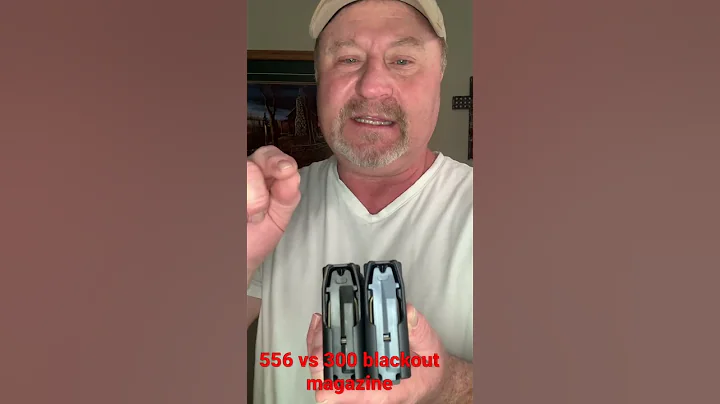 The major difference between the 5.56 and 300 blackout magazine