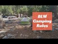 BLM Camping Rules That You Need To Know!