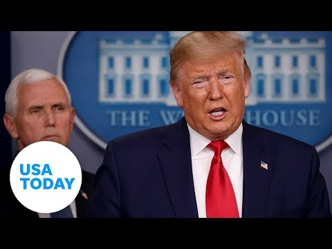 President Trump holds a press conference regarding the coronavirus | USA TODAY