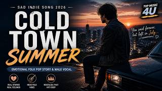 Sad Indie Song 2026 | Cold Town Summer | Emotional Folk Pop Story &amp; Male Vocal | Top Music 4U