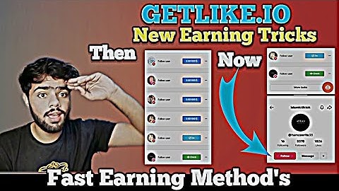 GETLIKE.IO 2023 | NEW EARNING APP TRICKS | FAST EARNING TRICKS