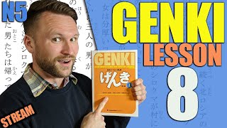 Genki 1 Lesson 8 Grammar Made Clear (LIVE)