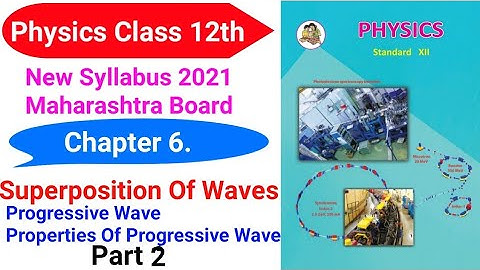 Part2 Chapter 6.Superposition Of Waves Class 12th Science Maharshtra Board New Syllabus