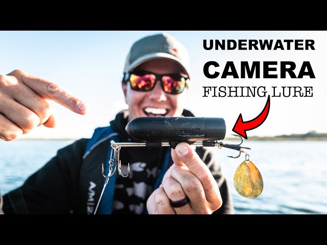 Turning an Underwater Camera into a FISHING LURE! (Incredible Footage) 