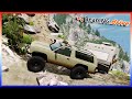 BeamNG.drive MP - GOING CAMPING ON GAINT STEEP MOUNTAIN! CAN WE MAKE IT UP?