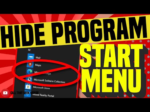 How to Remove Programs From Start Menu on Windows 10