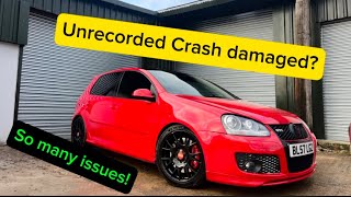 I bought a cheap MK5 Golf GTI Edition 30 with a sketchy past!!! Everything wrong with it!!