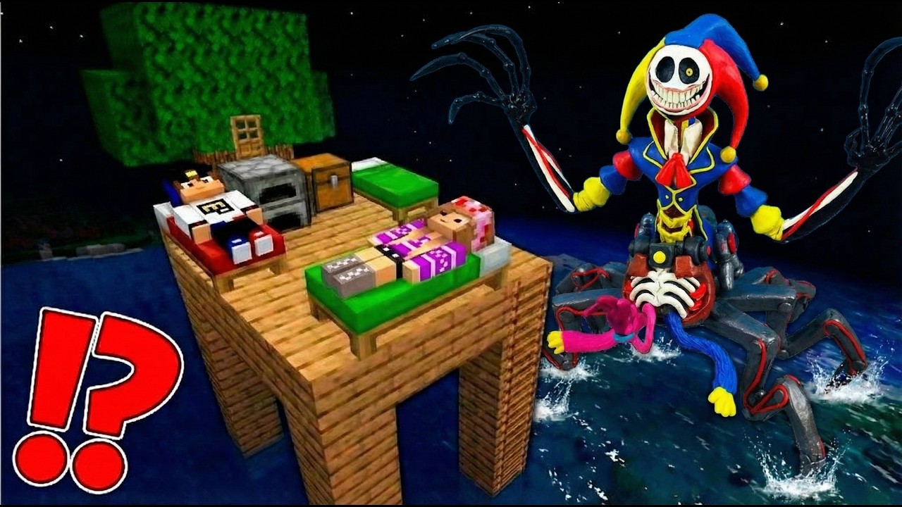 ДОМИК НА ДЕРЕВЕ ПРОТИВ ПРОТОТИП ПОППИ ПЛЕЙТАЙМ МАЙНКРАФТ ДЕВУШКА НУБ И ПРО ТРОЛЛИНГ ВИДЕО MINECRAFT