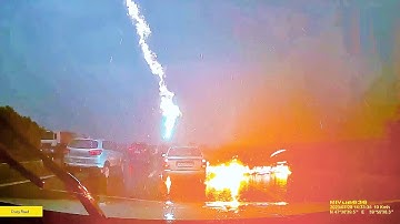 Top 10 Dangerous Lightning Strikes Thunder | HIGH VOLTAGE!
