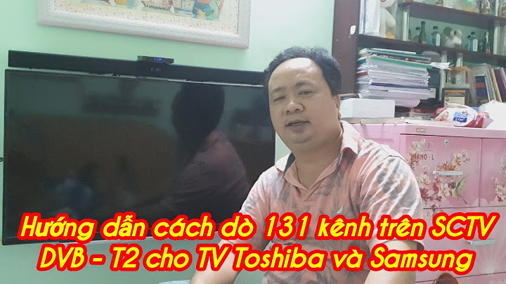 Hướng dẫn dò kênh đầu thu sctv