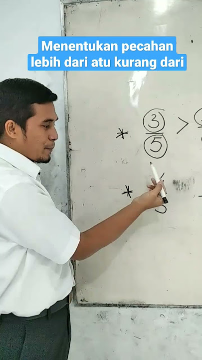 Materi matematika SD Kelas 3,,mudah menentukan pecahan lebih dari atau kurang dari @3AS Mantap
