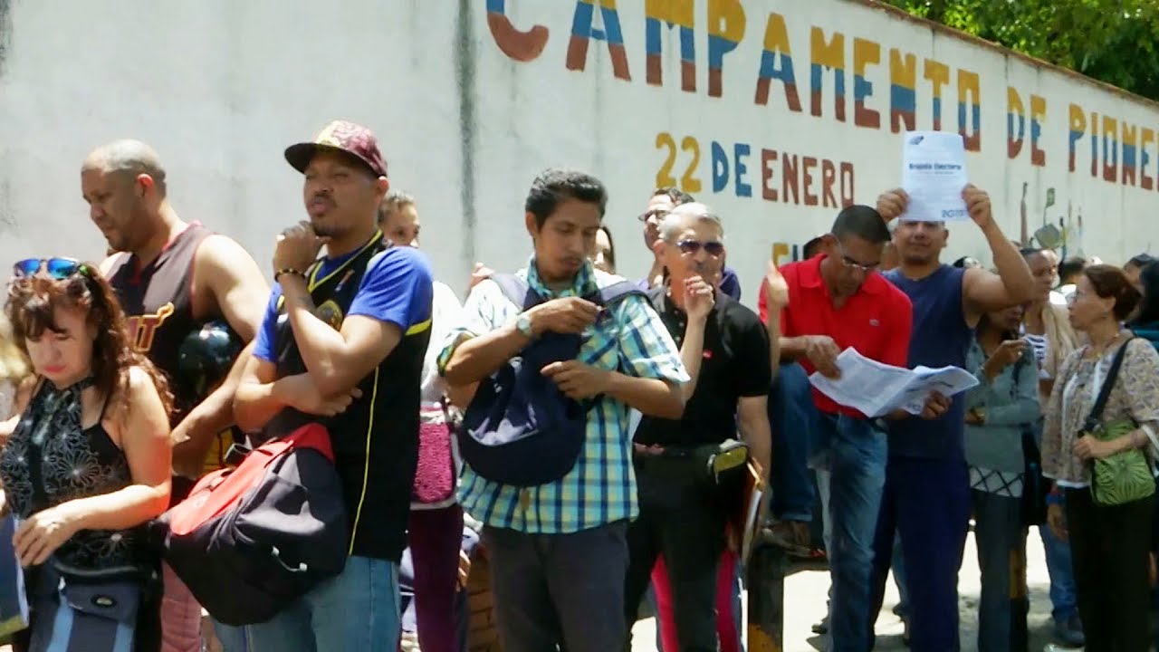 Venezuelan Opposition Hold Symbolic Vote To Pressure President Maduro 