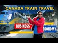     via rail cc  toronto  london train  business vs economy  canada tamil vlog