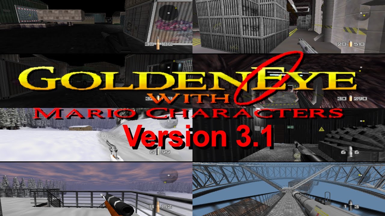 GoldenEye With Mario Characters v3.17 mod - ModDB