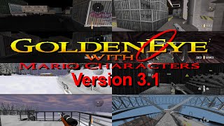 I Added 15 More Multiplayer Maps to GoldenEye With Mario Characters [Mod] @StupidMarioBros1Fan