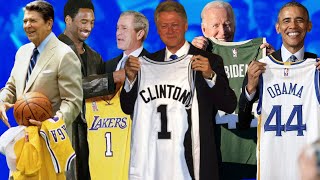 NBA Champions Presenting Jerseys to the President of the United States Compilation (1983-2021)