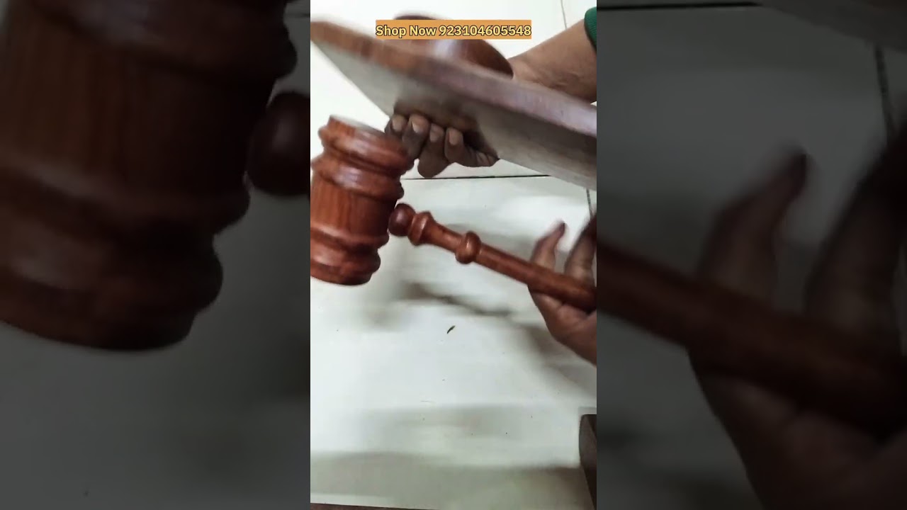 Wooden Gavel Set, Decorative Gavel. 