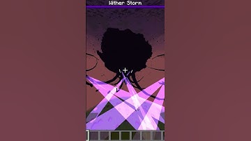 Crackers Wither Storm in Minecraft Java VS Bedrock #shorts #minecraft #witherstrome #fyp #fypシ