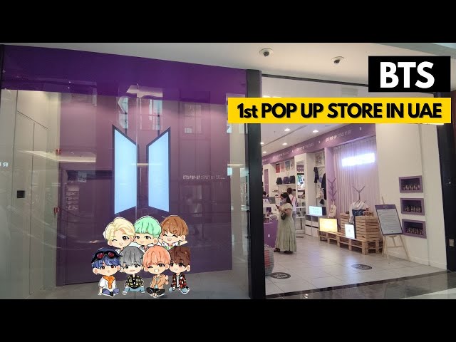 1st ever BTS Pop-Up Store in Dubai, BurJuman Mall