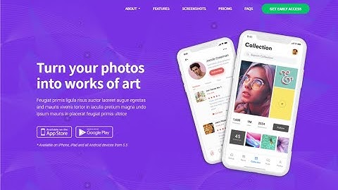 WordPress Mobile App landing page new