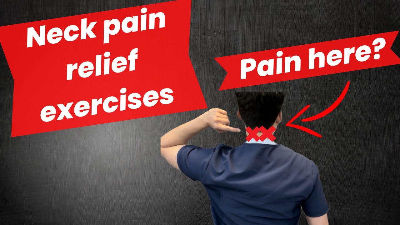 Neck pain? Pain relief exercises in seconds - YouTube