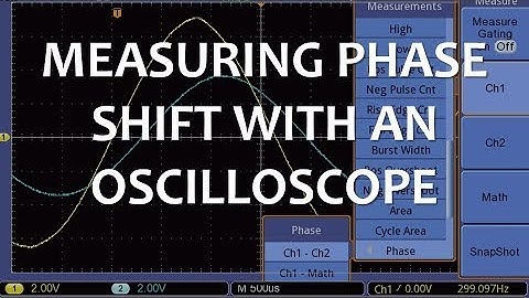 Measuring Phase Shift with an Oscilloscope (Full Lecture)