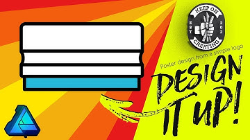 Affinity designer graphic design tutorial - Poster Design from a Simple Graphic