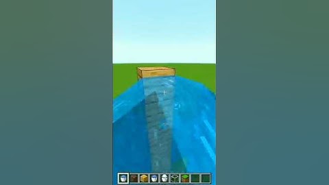 How To Make an Invisible Elevator in Minecraft! (Easy) #shorts