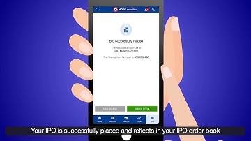 How to Apply in IPO using HDFC securities Mobile app | HDFC Securities