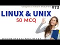 LINUX & UNIX(50 MCQ) | Computer Science study material | DSSSB/HSSC/HTET/KVS/NET