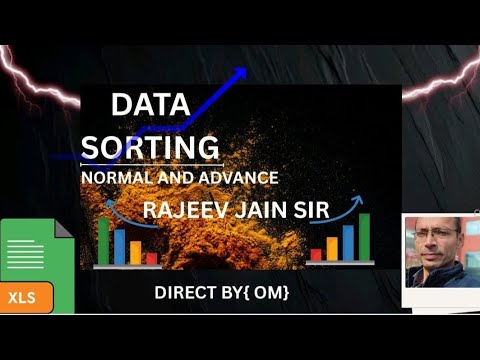 DATA SORTING IN MS EXCEL EASY EXPLANATION VIDEO - YouTube