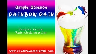 Shaving Cream Rainbow Rain