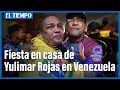 Fiesta en casa de Yulimar Rojas en Venezuela tras su hazaña olímpica