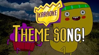 Karaoke version of the "theme song" from cupcake & dino: general
services. like you'd see on a machine, with scrolling lyrics and all
that. twitter: ...