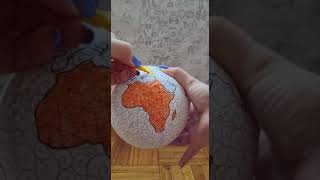 Globo terráqueo para colorear