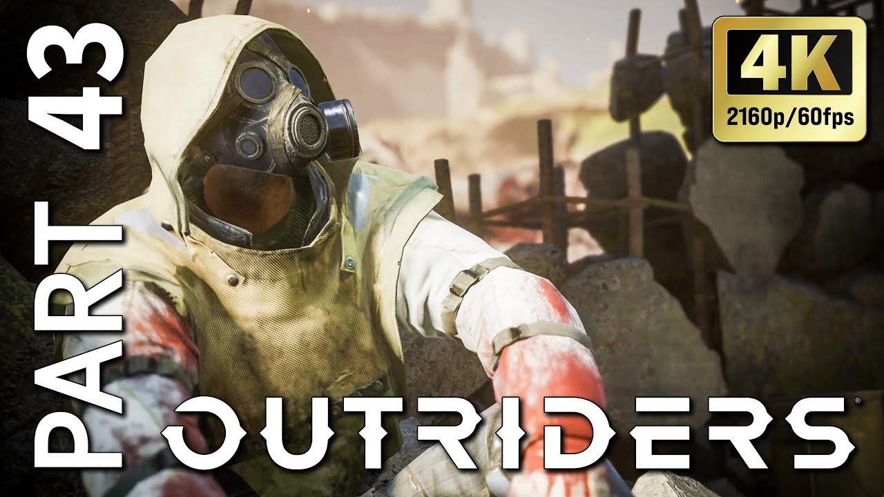 OUTRIDERS PS5 Gameplay Part 43 - 4K - THE OUTRIDERS' LEGACY - Search the Quarry - Captain Reiner