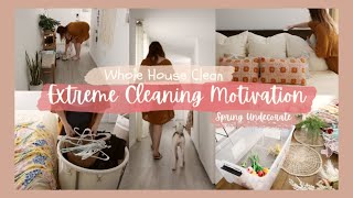 Whole House Clean With Me 2024 | Putting Away Spring Decor | Extreme Cleaning Motivation