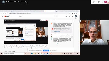 Live Interactive Session 3 : Electrical Equipment and Machines: Finite Element Analysis