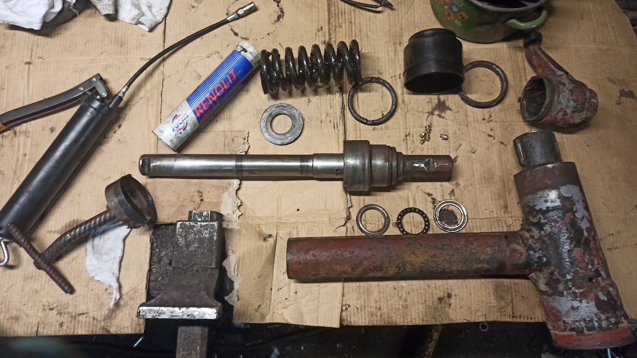 Naprawa miękkiego przodu do Ursusa c360 po wystrzale korbowodu.