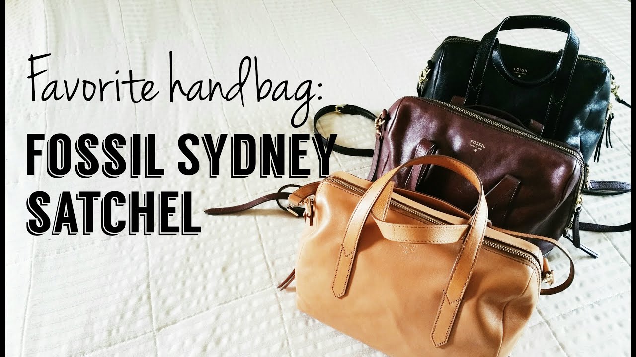 My Favorite Handbags: The Fossil Sydney Satchel - YouTube