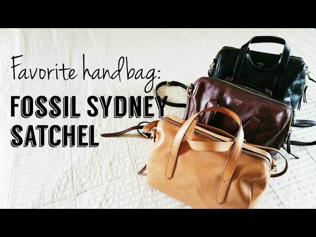 Fossil Sydney Satchel Crossbody Brown Leather Handbag SHB1978210 NWT $178  Retail | eBay